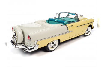 CHEVROLET Bel Air Convertible (1955) Harvest Gold & India Ivory (золотой с бежевым)