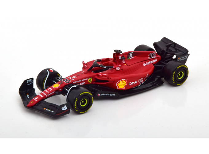 FERRARI F1-75 Scuderia Ferrari N 16 Season 2022 Charles Leclerc, Red