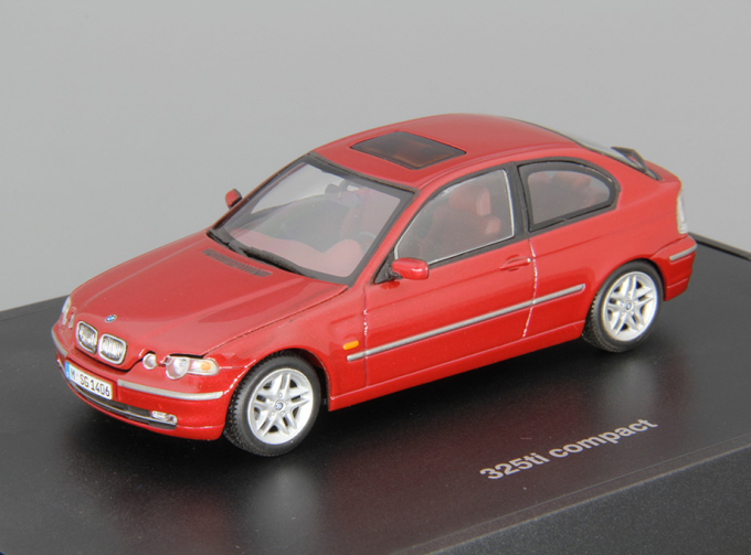 BMW 325ti Compact E46/5 (2001), red metallic