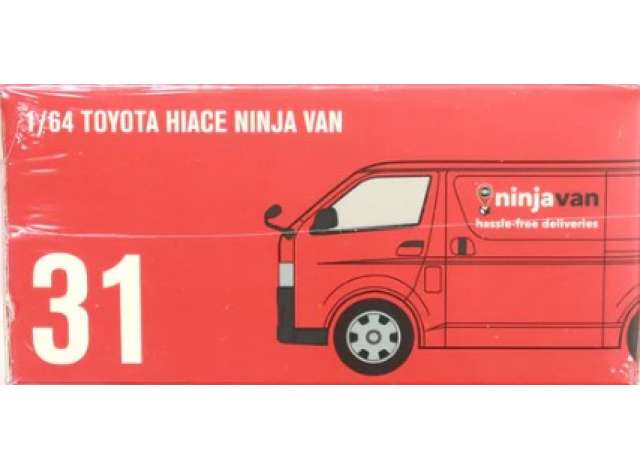 TOYOTA Hiace Ninja Van, red