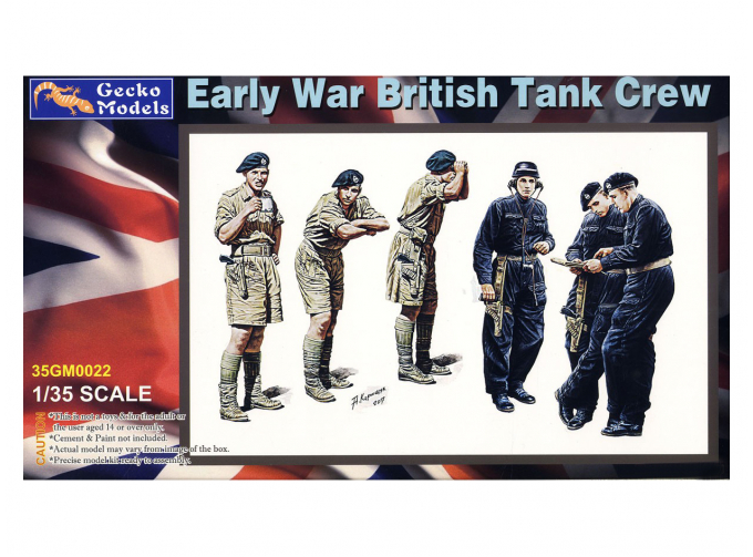 Сборная модель Британская танковая команда в начале войны