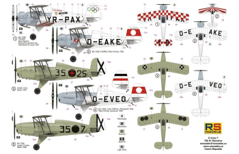 Сборная модель Bucker 133 A/B "Jungmeister"