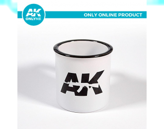 Белая керамическая кружка с логотипом AK / AK LOGO WHITE CERAMIC MUG