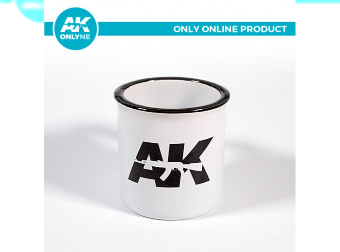 Белая керамическая кружка с логотипом AK / AK LOGO WHITE CERAMIC MUG