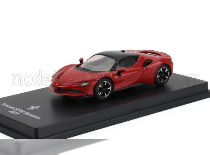 FERRARI Sf90 Stradale Hybrid 1000hp (2019) - With Showcase, Rosso Corsa - Red