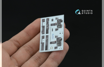 Декаль интерьера кабины Kawasaki T-4 (Hasegawa) (с 3D-печатными деталями)