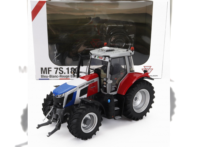 MASSEY FERGUSON Mf7s.180 Tractor (2022), Red White Blue