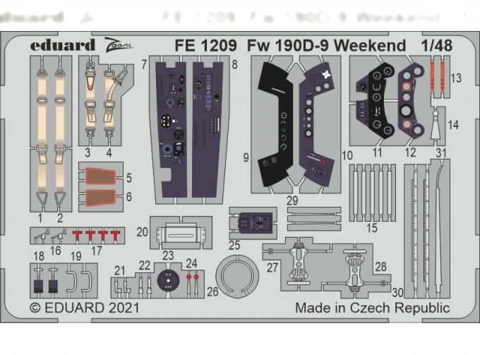 Фототравление для Fw 190D-9 Weekend