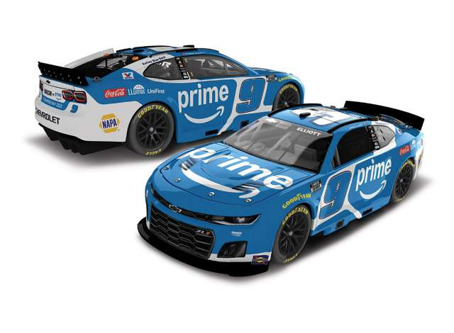 Chevrolet #9 Chase Elliott *Amazon Prime*, blue/white 2025