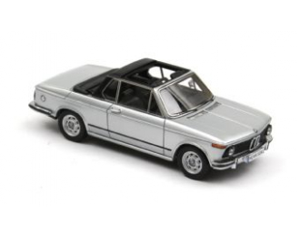 BMW 2002 (E10) Baur Cabrio 1974, silver