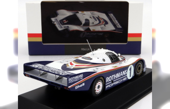 PORSCHE 956lh 2.6l F6 Twin Turbo Team Rothmans Porsche System №1 Winner 24h Le Mans (1982) J.Ickx - D.Bell, White Blue