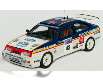 FORD Sierra Rs Cosworth №43 Rally Rac Lombard (1986) Chris Mellors - Brian Staker, Blue White