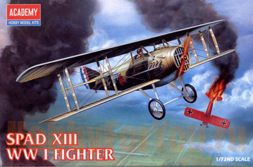Сборная модель Самолет SPAD XIII WWI FIGHTER