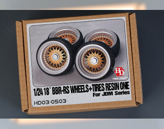 Набор для доработки - Диски 18' BBS-RS Wheels & Tires для моделей Jdm Series