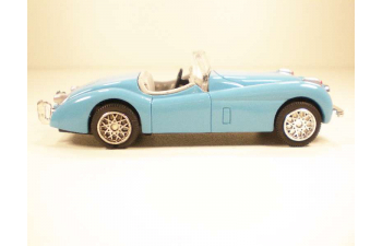 JAGUAR XK-120 Roadster, Oldtimer Collection, blue