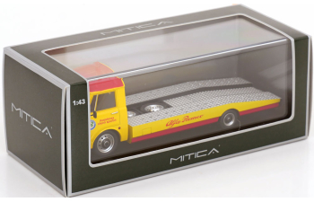 ALFA ROMEO A12 (f12) Carro Attrezzi Seconda Serie (1977) - Tow Truck - Abschleppwagen - Depanneuse, Yellow Red