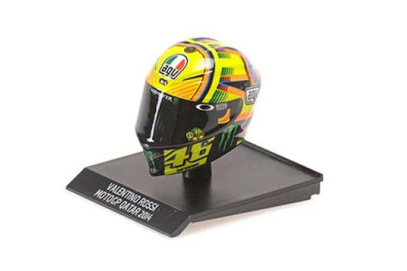 MINI HELMET Valentino Rossi MotoGP Qatar (2014)