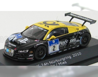 AUDI R8 Lms №2 24h Adac Nurburgring (2010) Abt - Collard - Luhr - Mies, Black Yellow