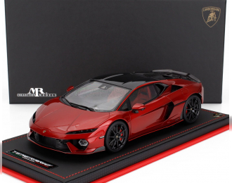 LAMBORGHINI Temerario Alleggerita Package (2024) - Con Vetrina - With Showcase, Rosso Efesto - Red