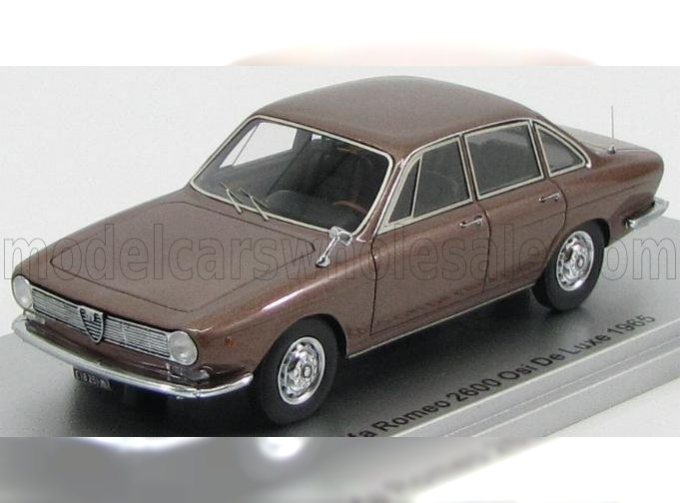 ALFA ROMEO Osi 2600 De Luxe (1965), Brown Met