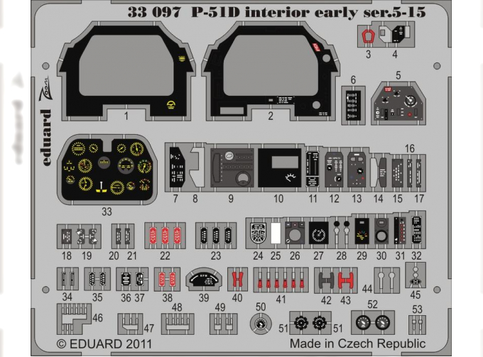 P-51D интерьер ранний вариант сер.5-15 S. A.