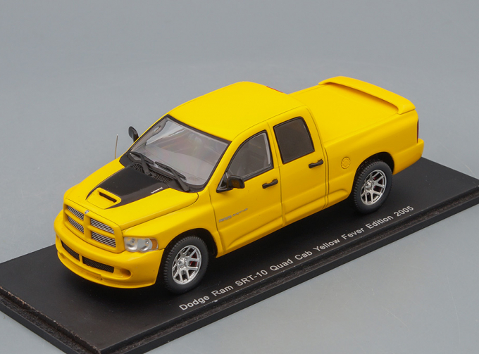 DODGE RAM SRT-10 Quad Gab Yellow (2005), yellow / black