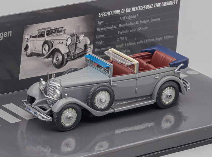 MERCEDES-BENZ 770K Cabriolet F Kaiser Wilhelm II (1931), grey
