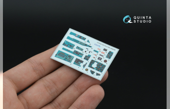 3D Декаль интерьера кабины МиГ-21БИС Поздний (с системой Полет-ОИ) (Eduard) (с 3D-печатными деталями