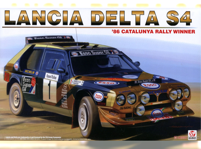 Сборная модель Lancia Delta S4 '86 Catalunya Rally Winner