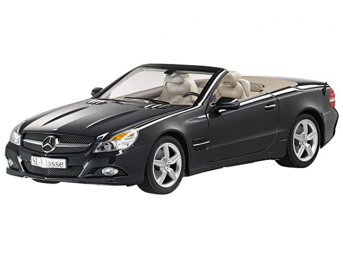 MERCEDES-BENZ SL-Class Roadster R230 (2008), black obsidian