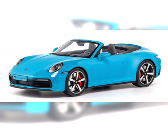 PORSCHE 911 (992) Carrera 4S Convertible (2020), lightblue