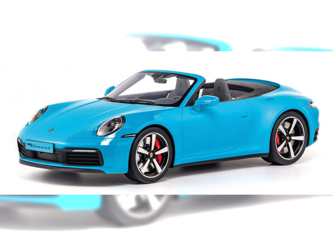 PORSCHE 911 (992) Carrera 4S Convertible (2020), lightblue