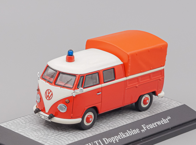 VOLKSWAGEN T1 Doka "FEUERWEHR" 1956, red