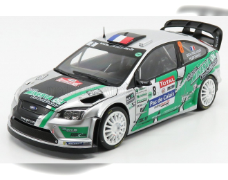 FORD FOCUS RS WRC08 №8 RALLY DU TOUQUET (2012) J.C.BEAUBELIQUE - HIGONNOT, SILVER GREEN