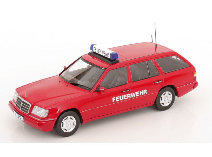 MERCEDES BENZ E-class (s124) T-model Sw Station Wagon Feuerwehr (1995), Red