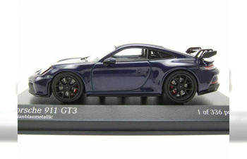 PORSCHE 992 GT3 (2020), enzian blue met