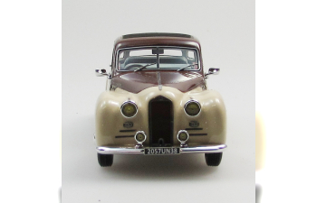 DELAGE D6-3L sedan by Autobineau open roof (1948-54), beige-brown