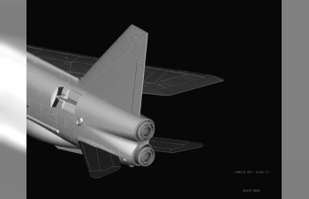 Сборная модель Британский истребитель-перехватчик English Electric (BAC) Lightning F.MK3