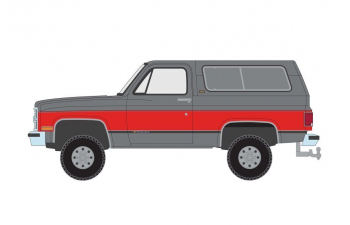 CHEVROLET K5 Blazer Lifted (1990), Gray Metallic/Fire Red