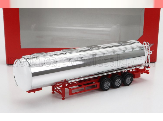 TRAILER Trailer Tanker For Truck - Rimorchio, Chrome Red