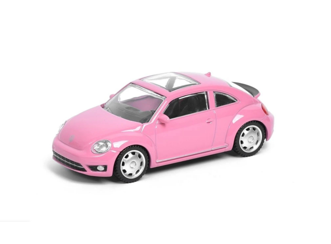 Volkswagen Beetle 2019 růžová VOLKSWAGEN Beetle 2019 - kovový model auta