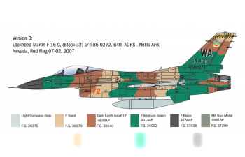 Сборная модель F-16C FIGHTING FALCON