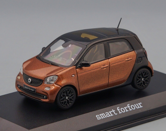 SMART ForFour Prime, black / hazel brown