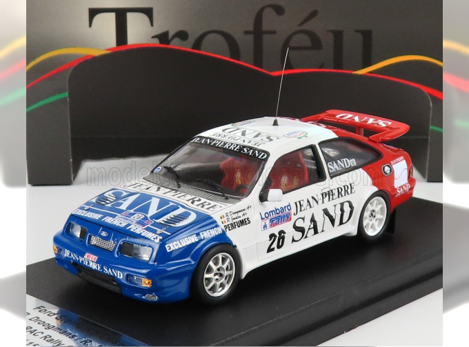 FORD Sierra Rs Cosworth №26 Rally Rac Lombard (1988) R.Вroogmans - R.Joosten, Blue White Red