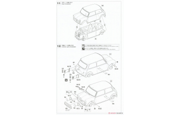 Сборная модель MINI Cooper Sports-pack 1998