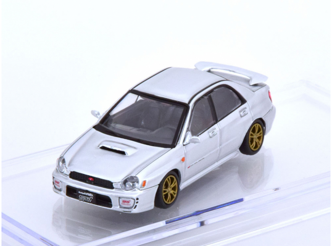 SUBARU Impreza WRX LHD (2001) with Extra Wheels, silver