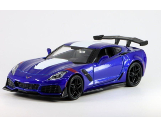 CHEVROLET Corvette ZR1 *Grand Sport* (2019), blue / white