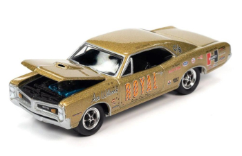 Набор из двух моделей PONTIAC GTO, tiger gold poly ROYAL Race Graphics (1966)& PONTIAC GTO Royal Bobcat (1969), black