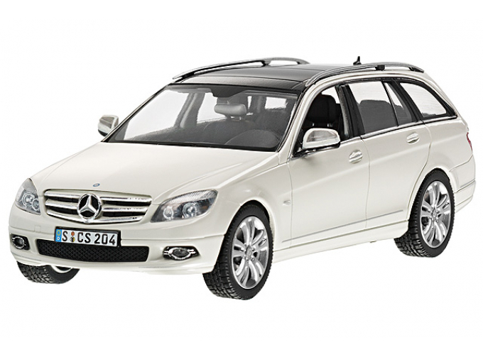 MERCEDES-BENZ C-Klasse T-Modell Avantgarde (S204), white calcite