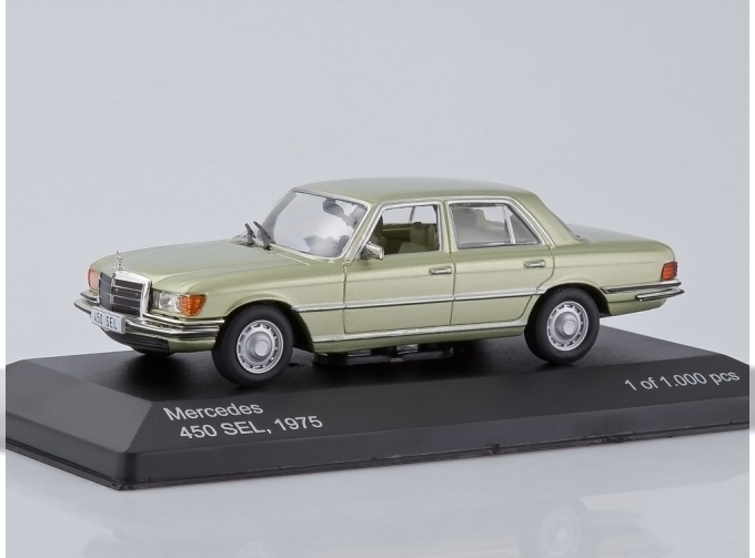 MERCEDES-BENZ 450 SEL (W116) (1975), metallic light green